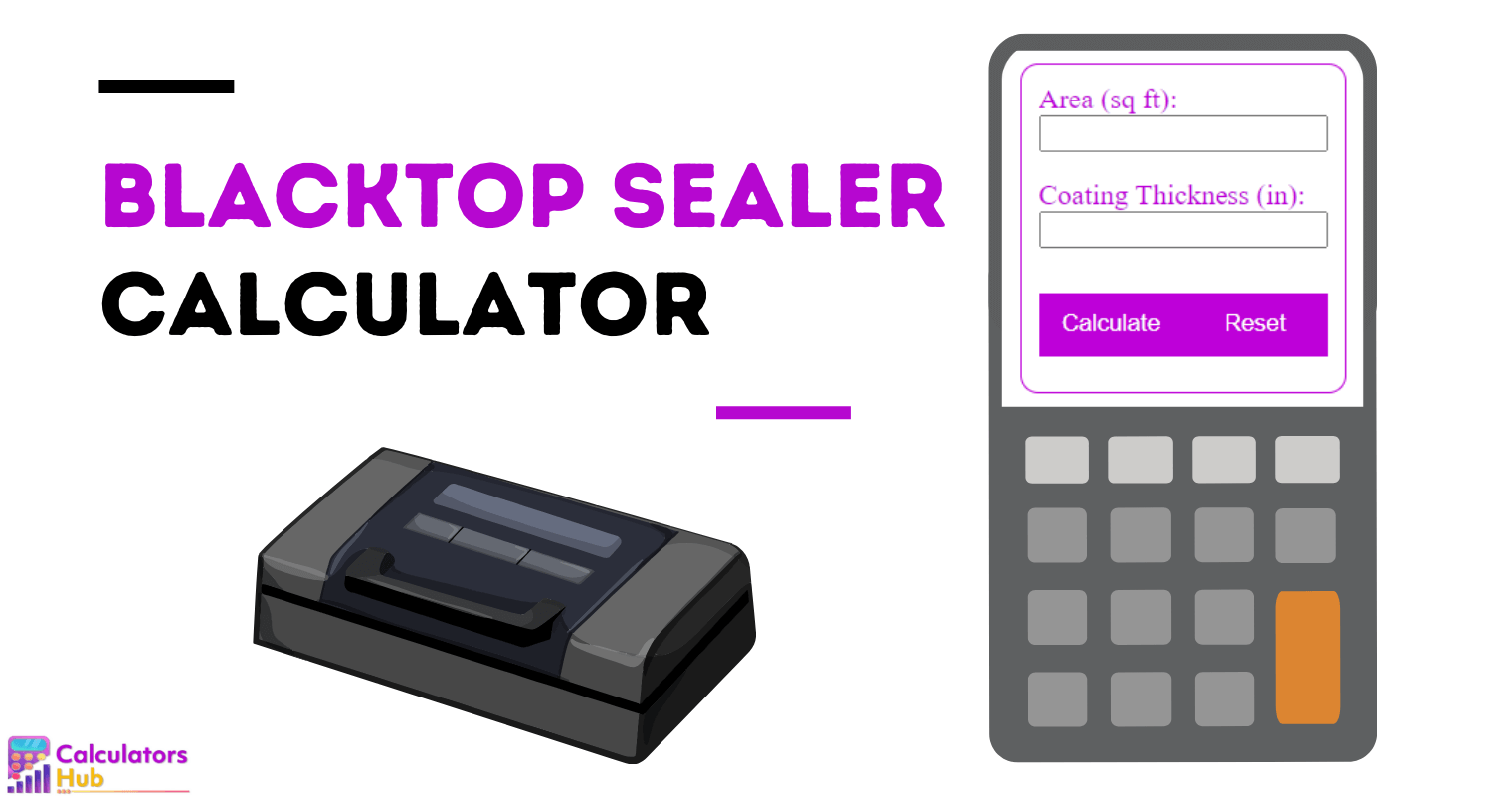 Blacktop Sealer Calculator