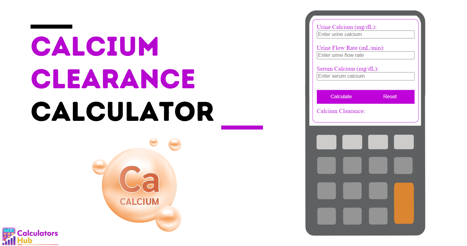 Calcium Clearance Calculator