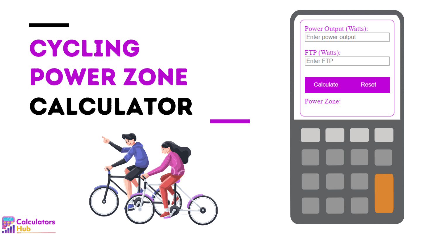 Cycling Power Zone Calculator