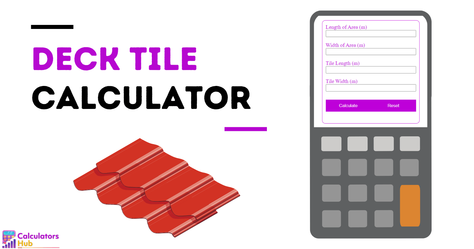 Deck Tile Calculator