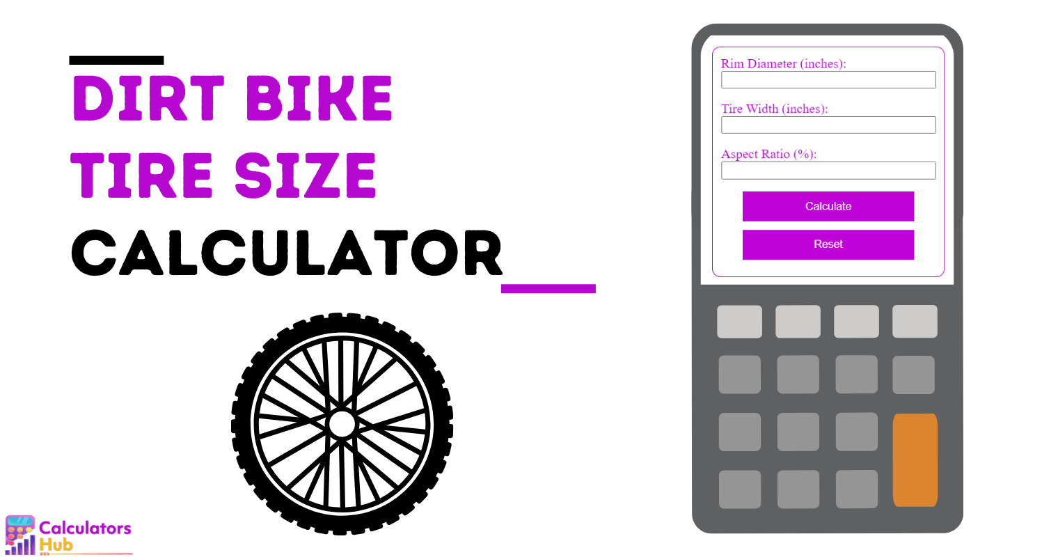 Dirt Bike Tire Size Calculator