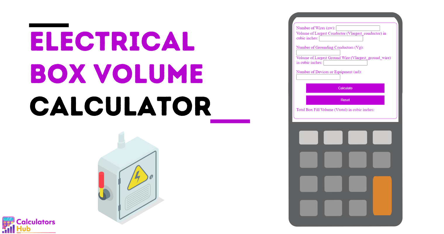 Electrical Box Volume Calculator