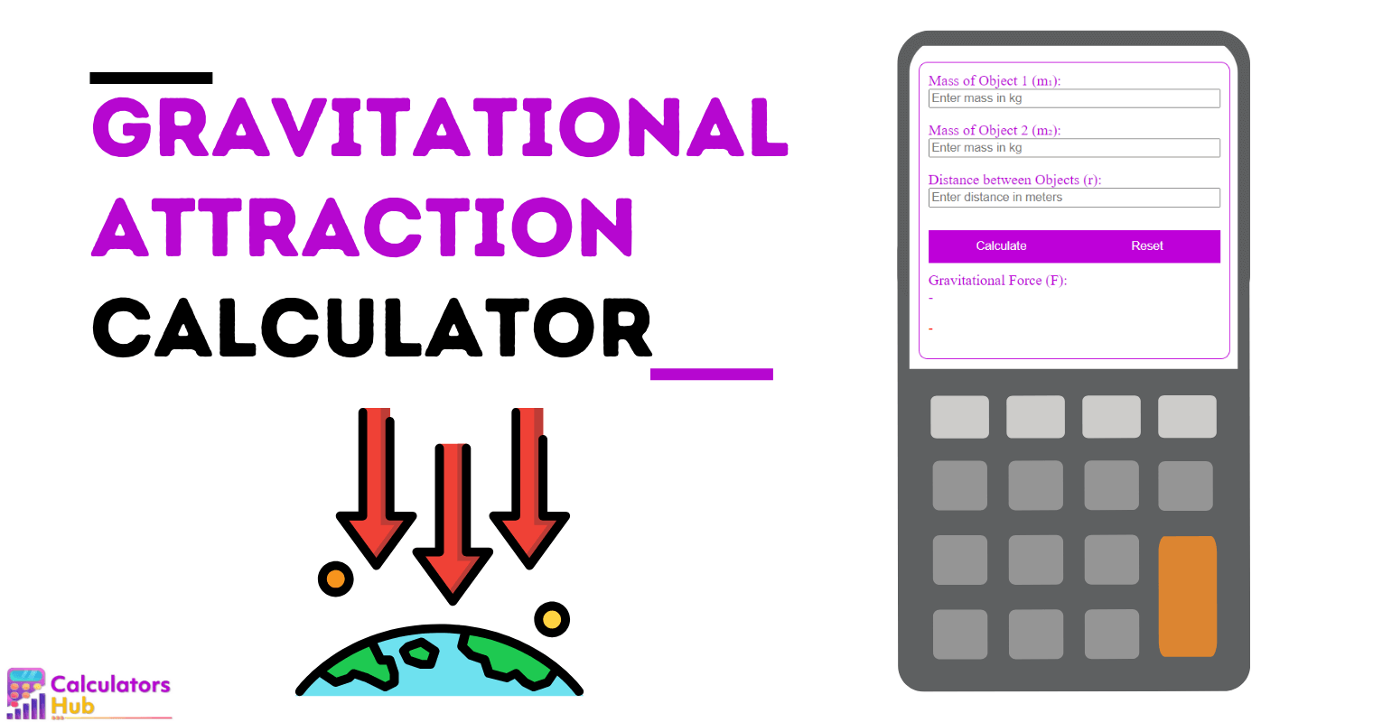 Zwaartekracht-aantrekkingscalculator