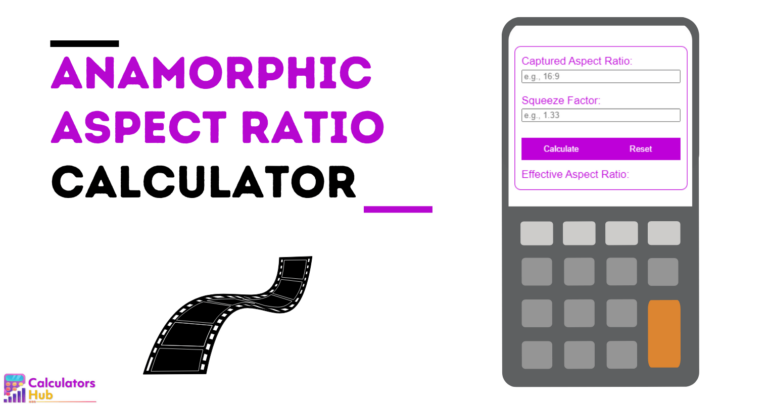 Anamorphic Aspect Ratio Calculator