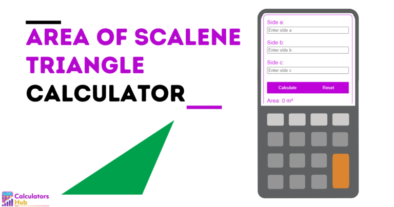 Area of Scalene Triangle Calculator