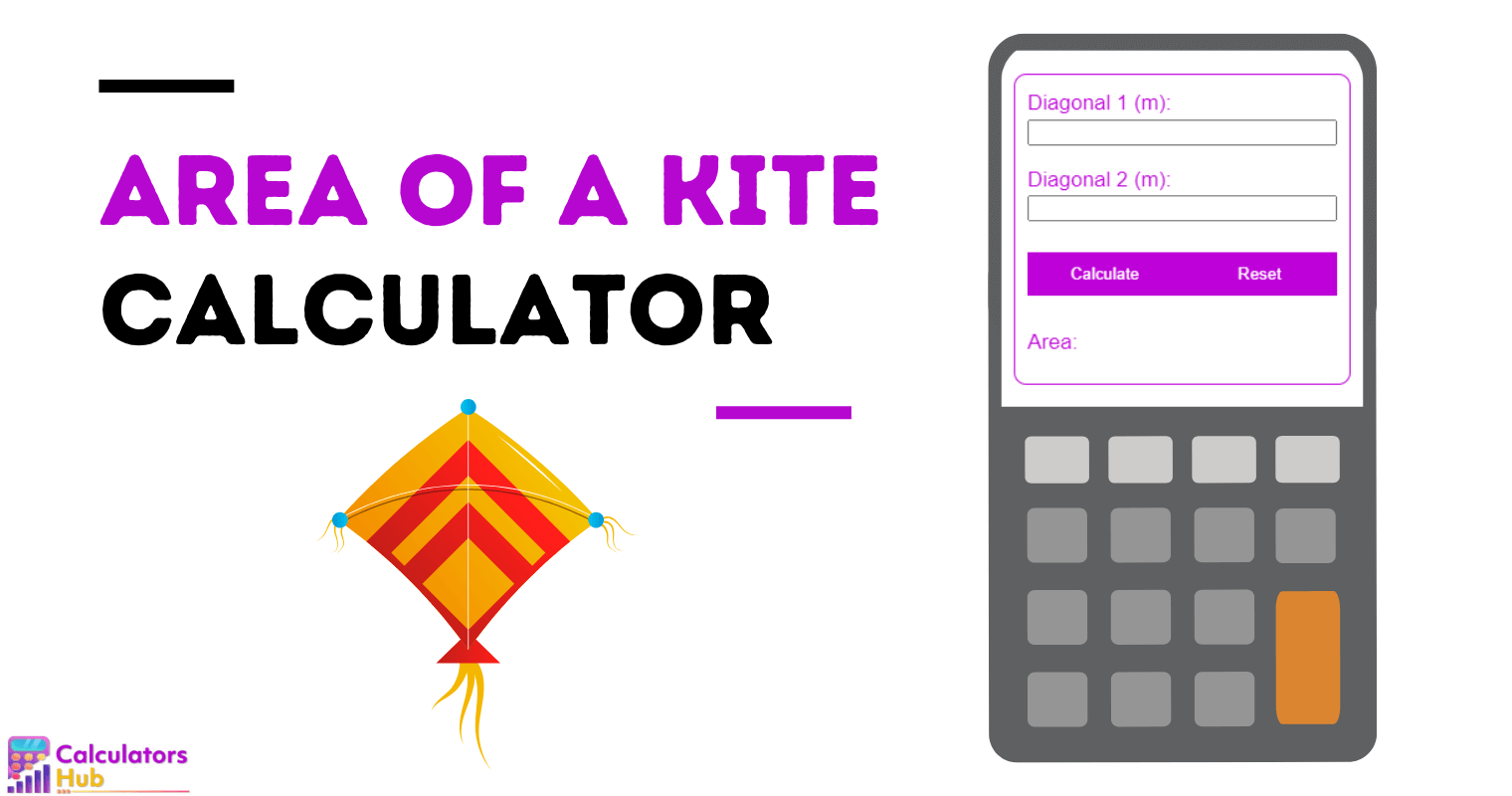 Area of a Kite Calculator