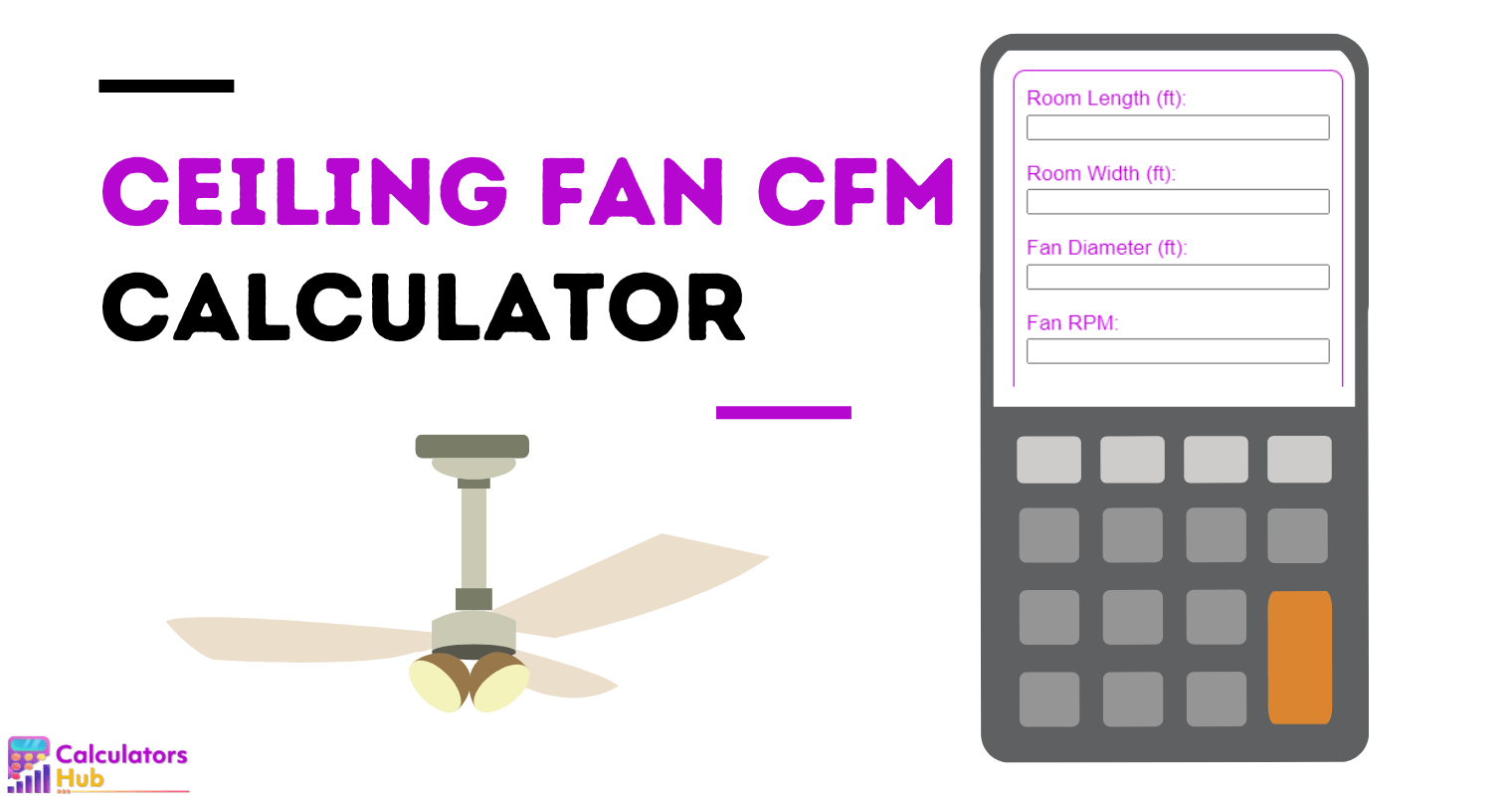 Ceiling Fan CFM Calculator
