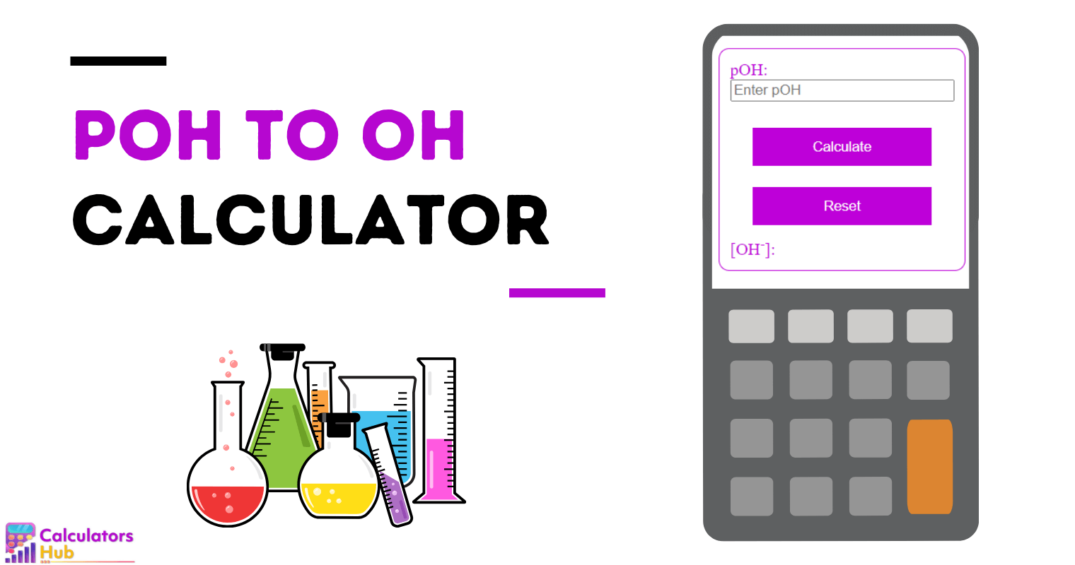 pOH to OH Calculator