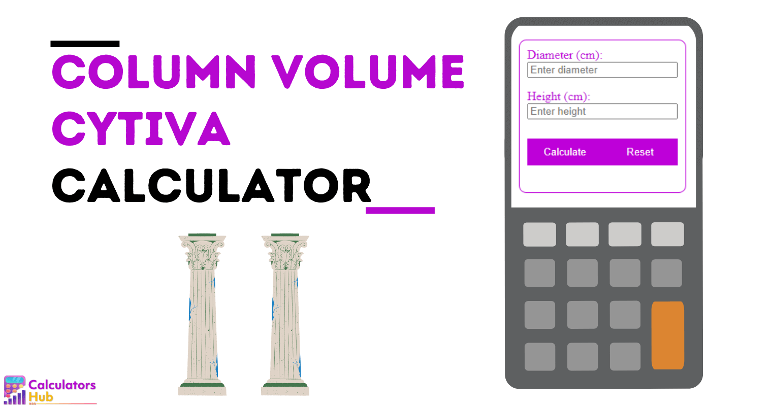 Column Volume Calculator Cytiva