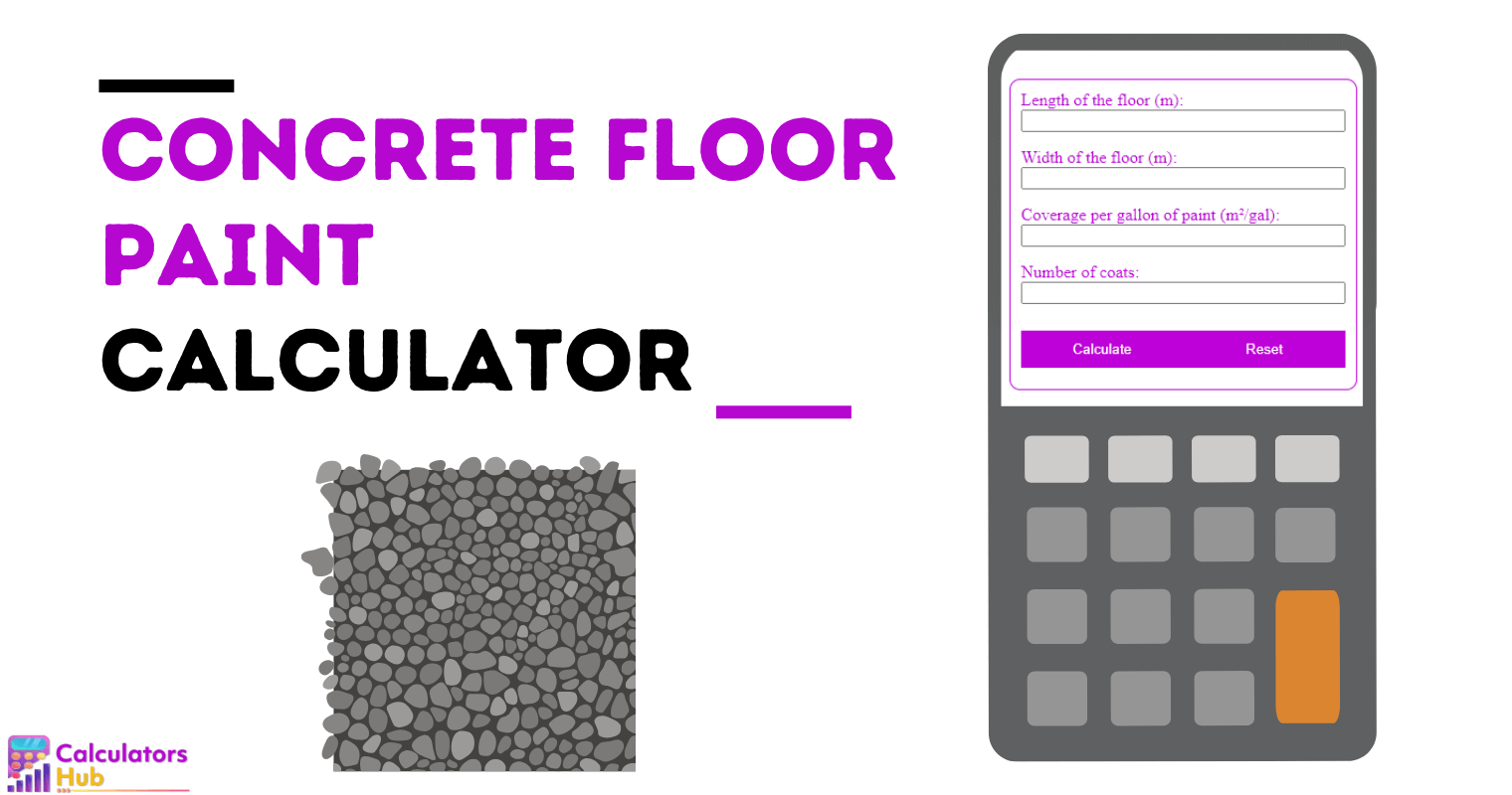 Concrete Floor Paint Calculator