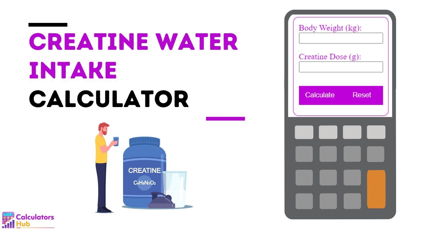 Creatine Water Intake Calculator