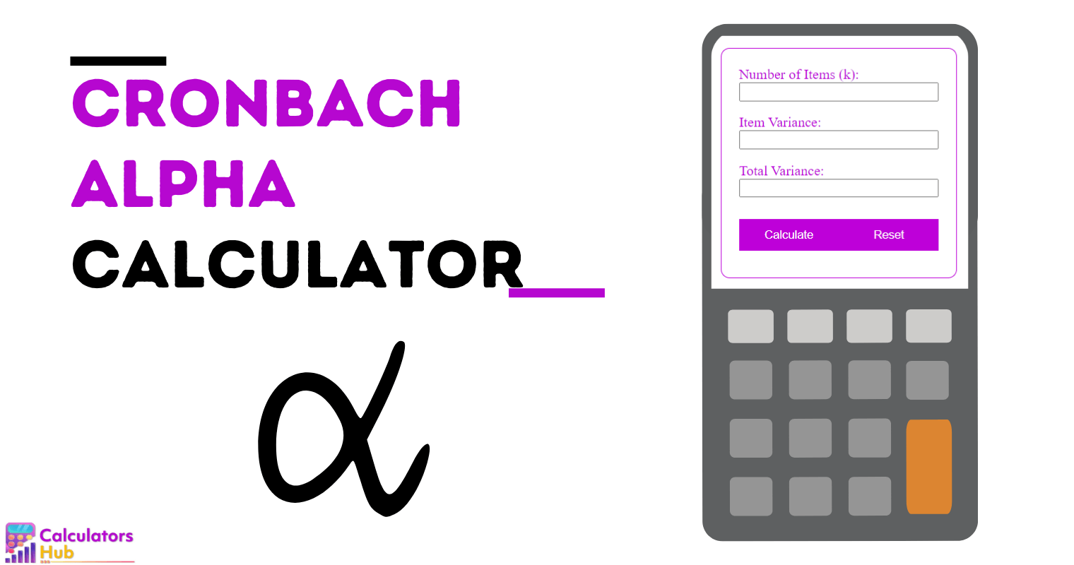 Cronbach Alpha Calculator