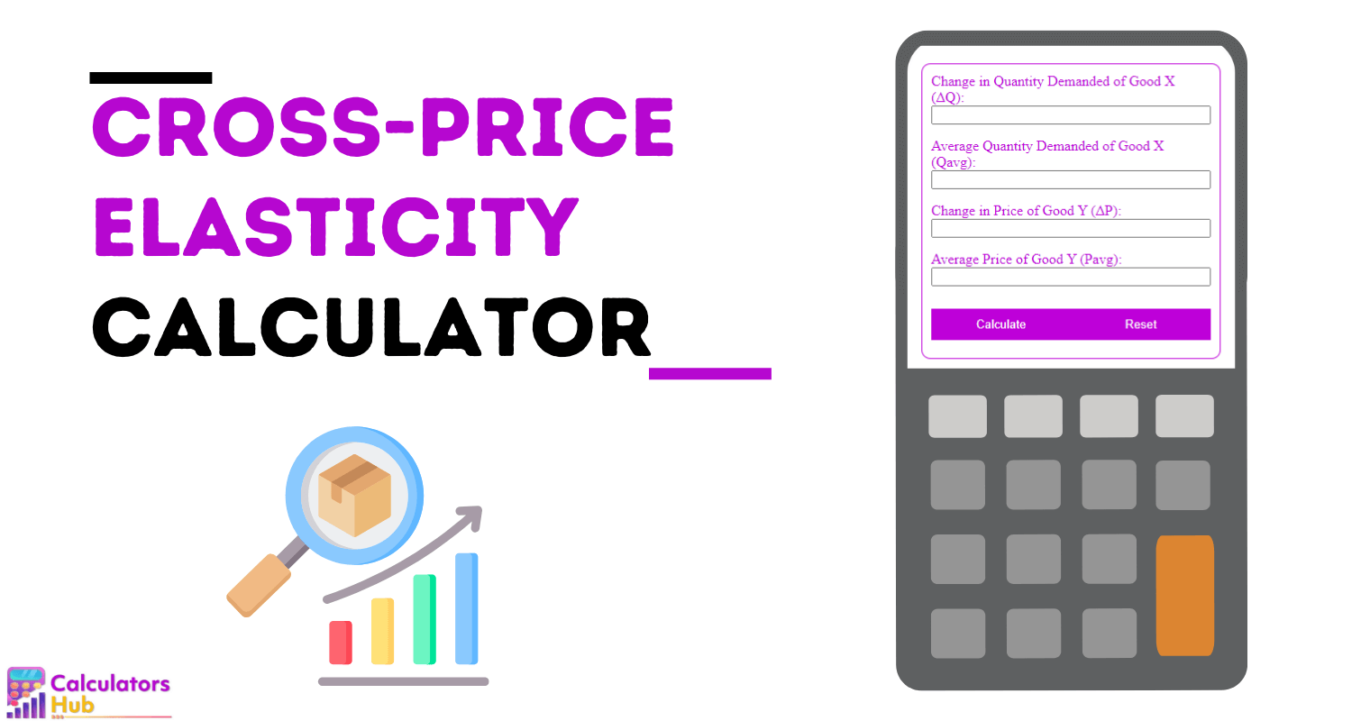 Cross-Price Elasticity Calculator Online