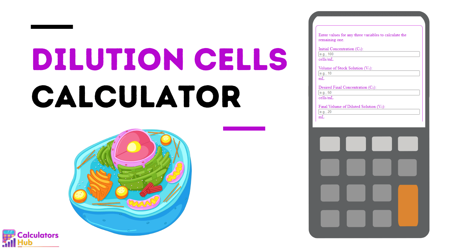 Dilution Calculator Cells