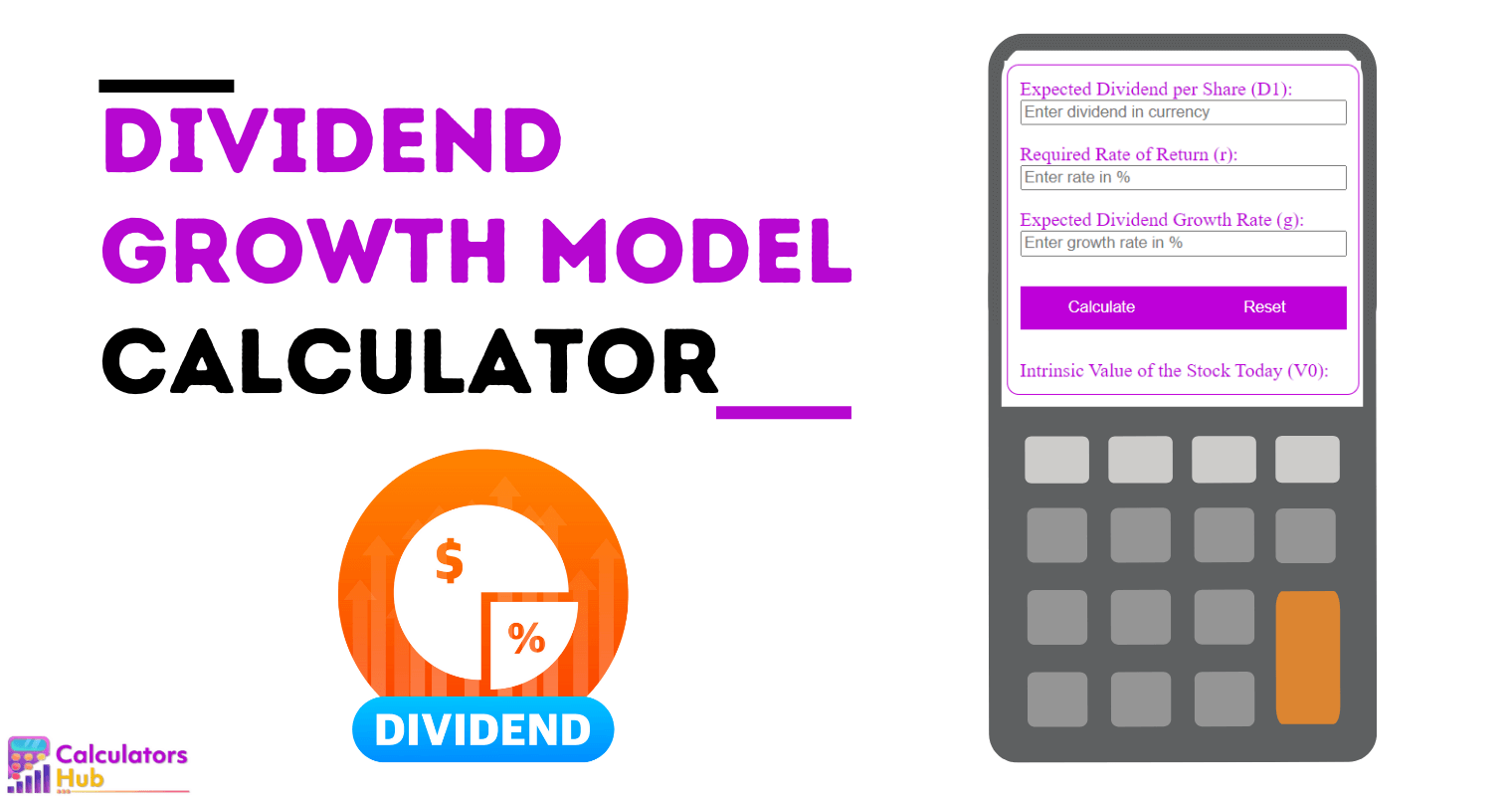 Dividend growth model calculator online