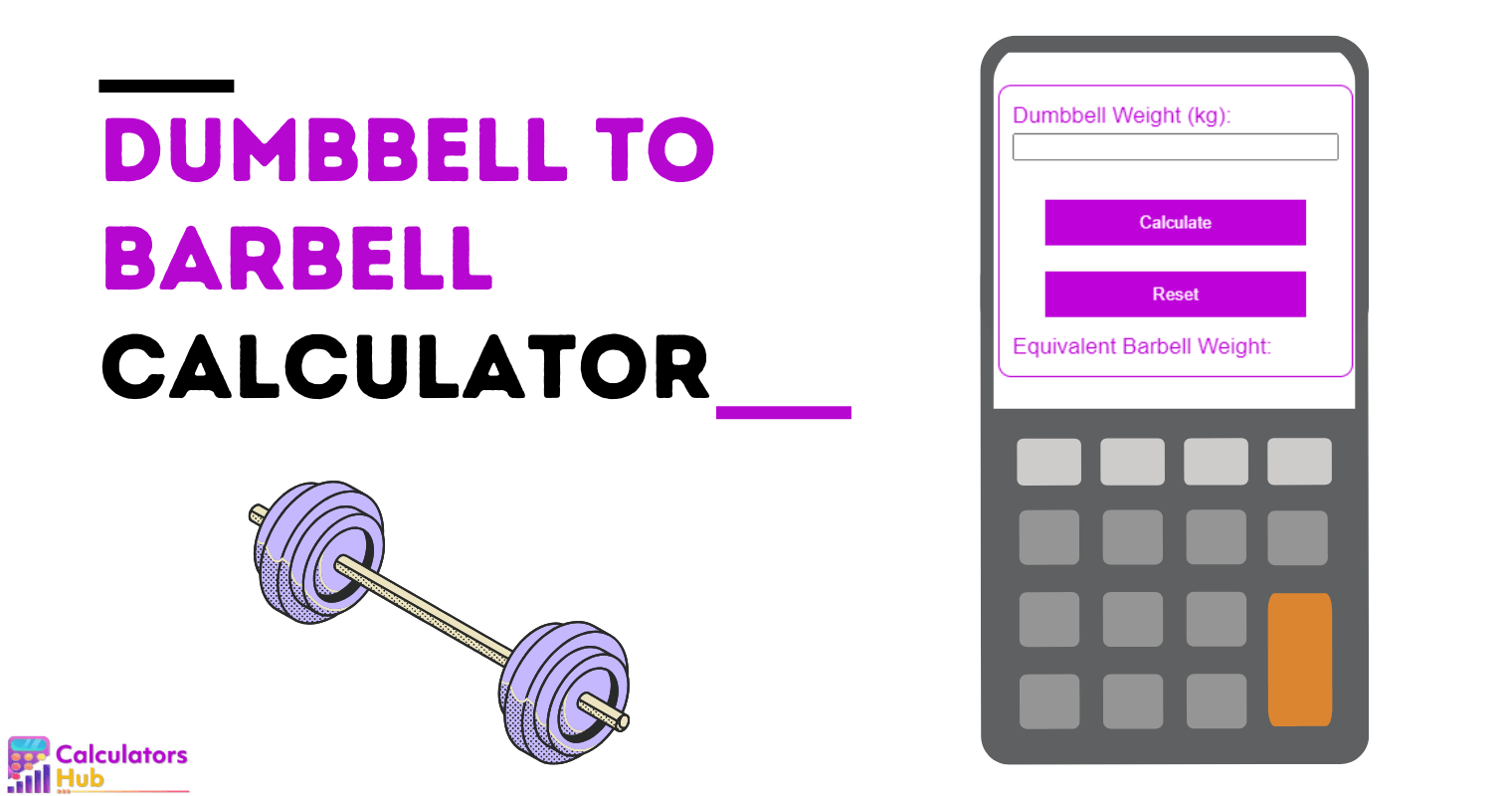 Dumbbell to Barbell Calculator