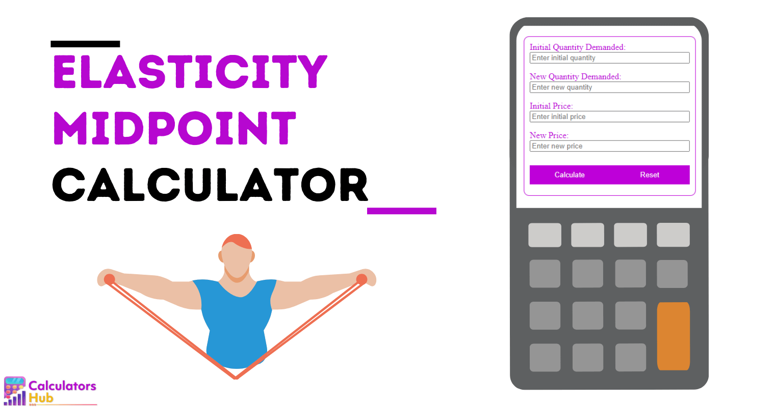 midpoint method elasticity of demand calculator