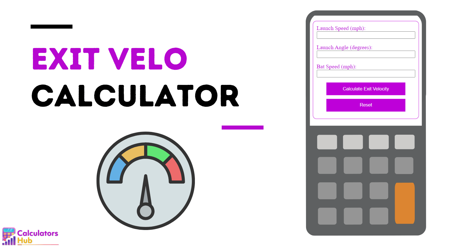 Exit Velo Calculator