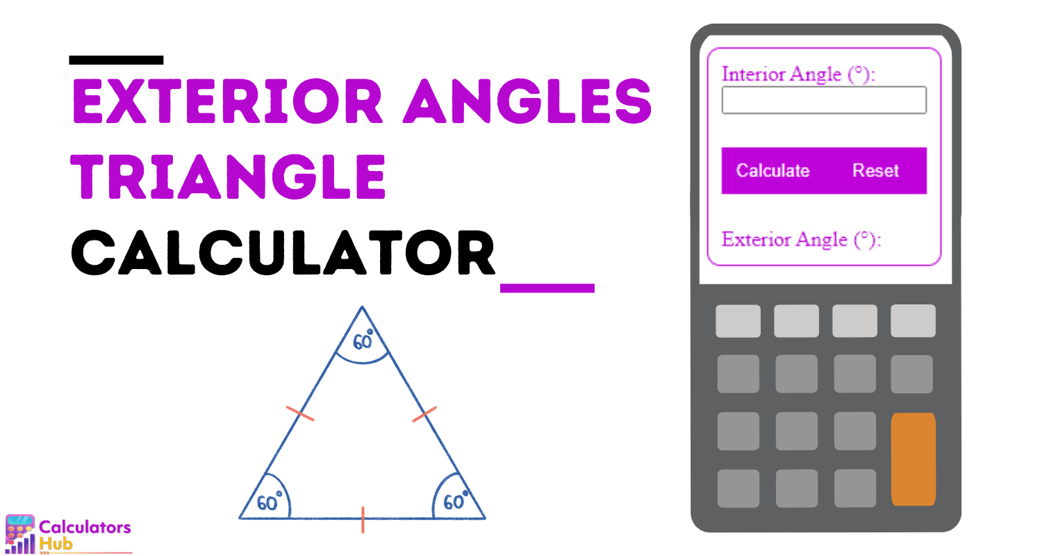 Exterior Angles Triangle Calculator