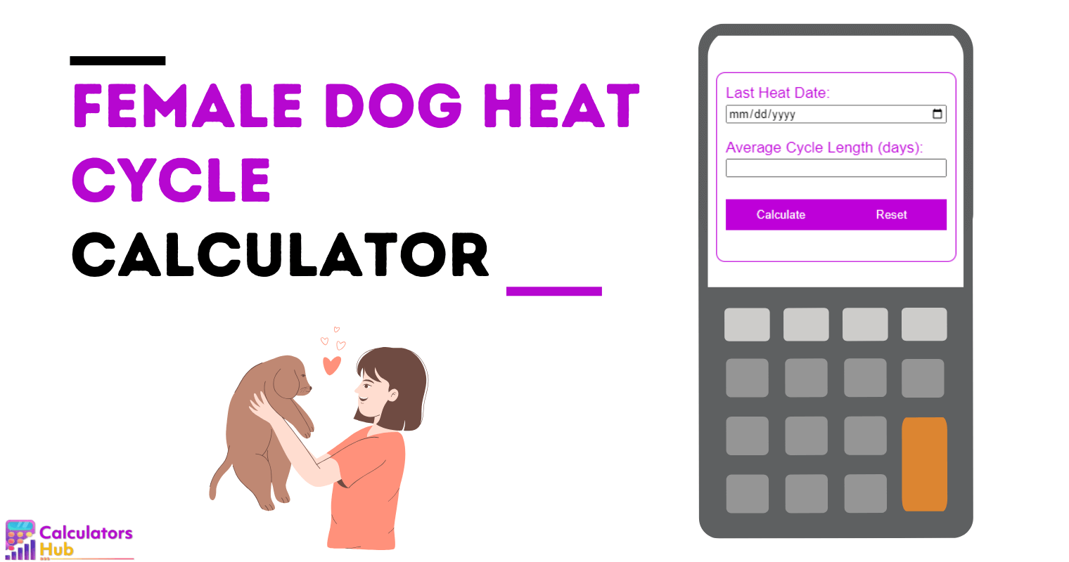 Calculadora de ciclo de calor para cadela