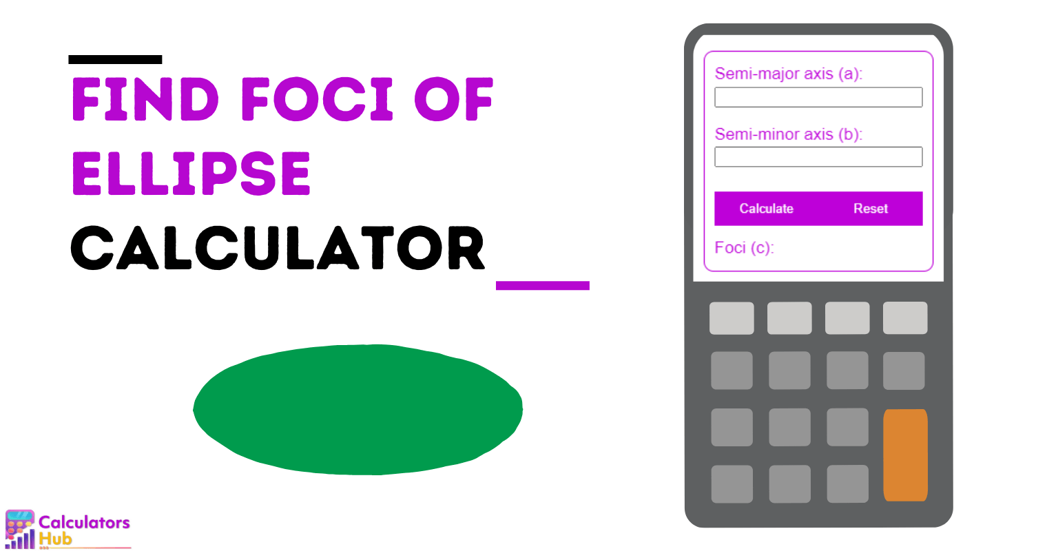 Find Foci of Ellipse Calculator