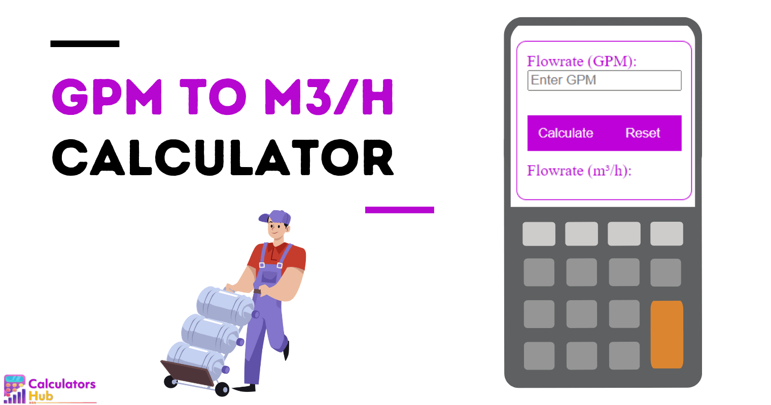 GPM to m3/h Calculator