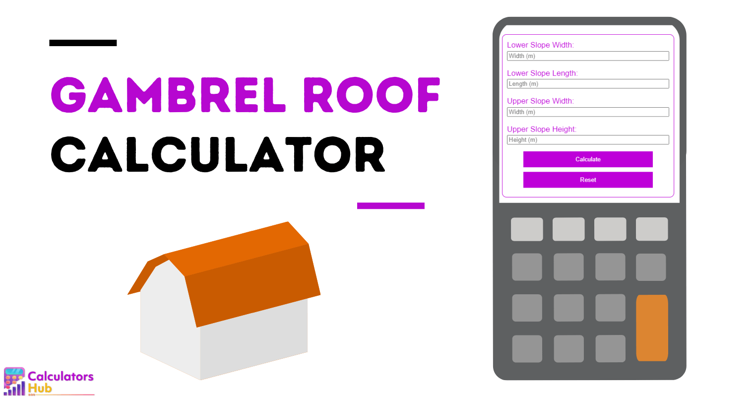 Gambrel Roof Calculator