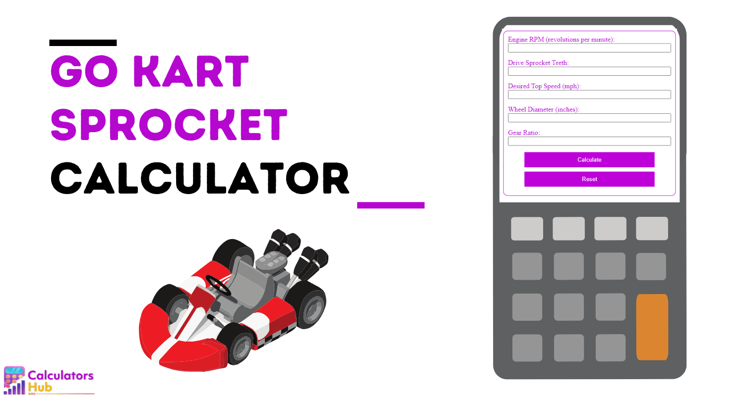 Go Kart Sprocket Calculator