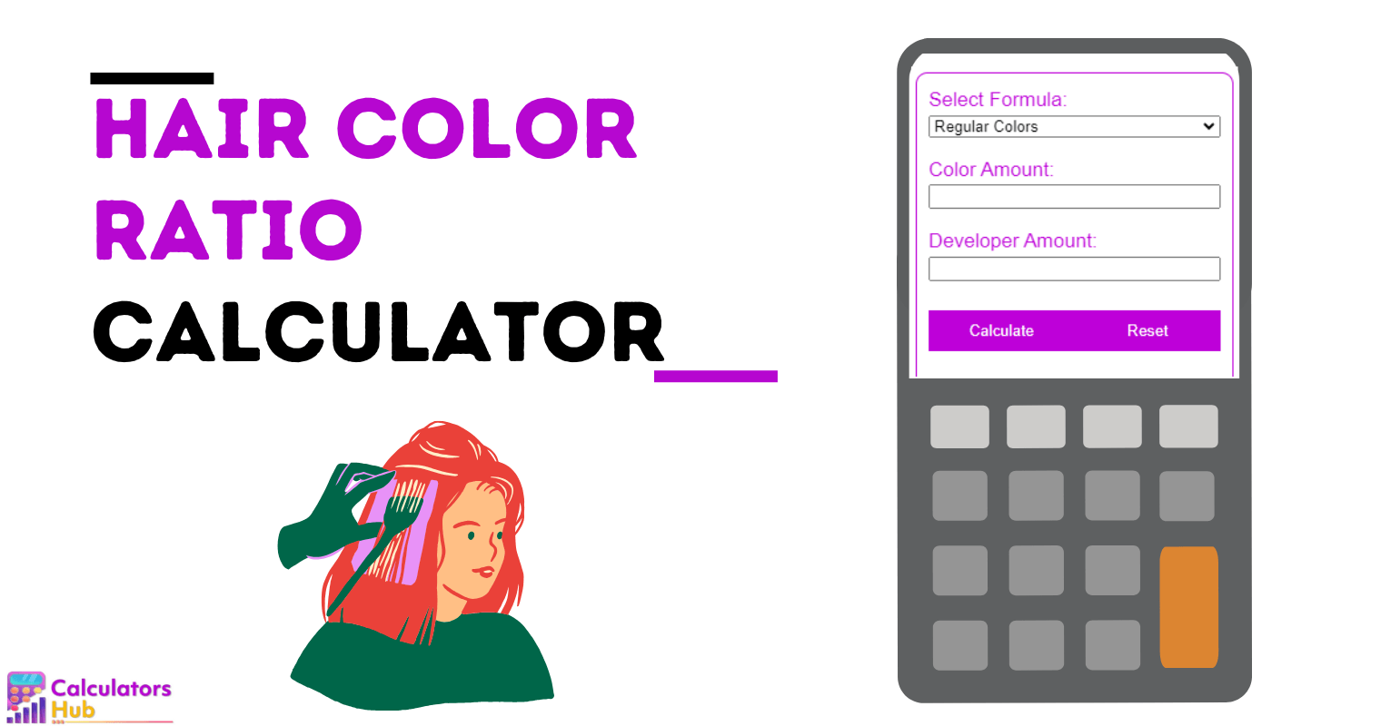 Calculateur de ratio de couleur de cheveux