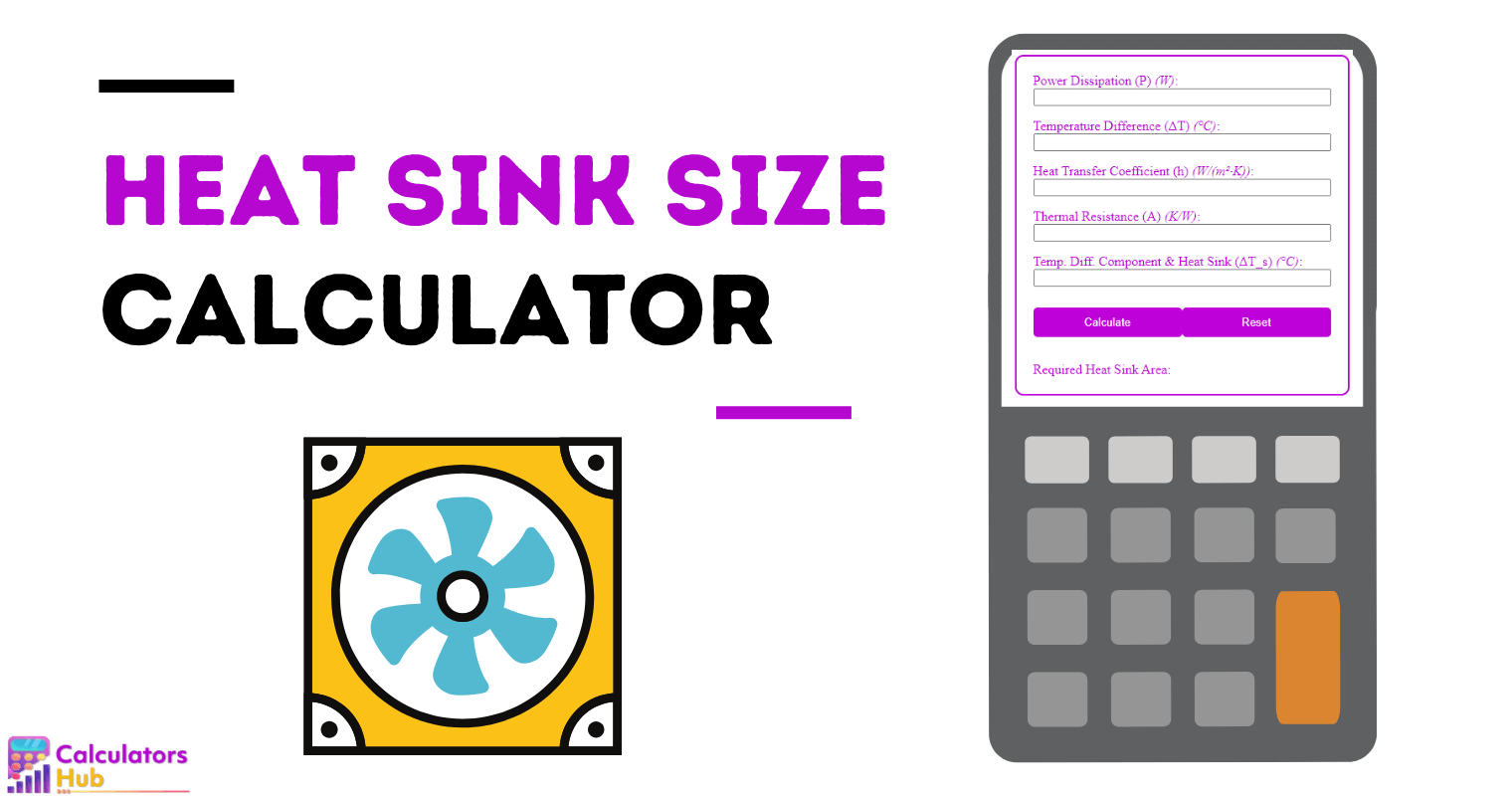 Heat Sink Size Calculator