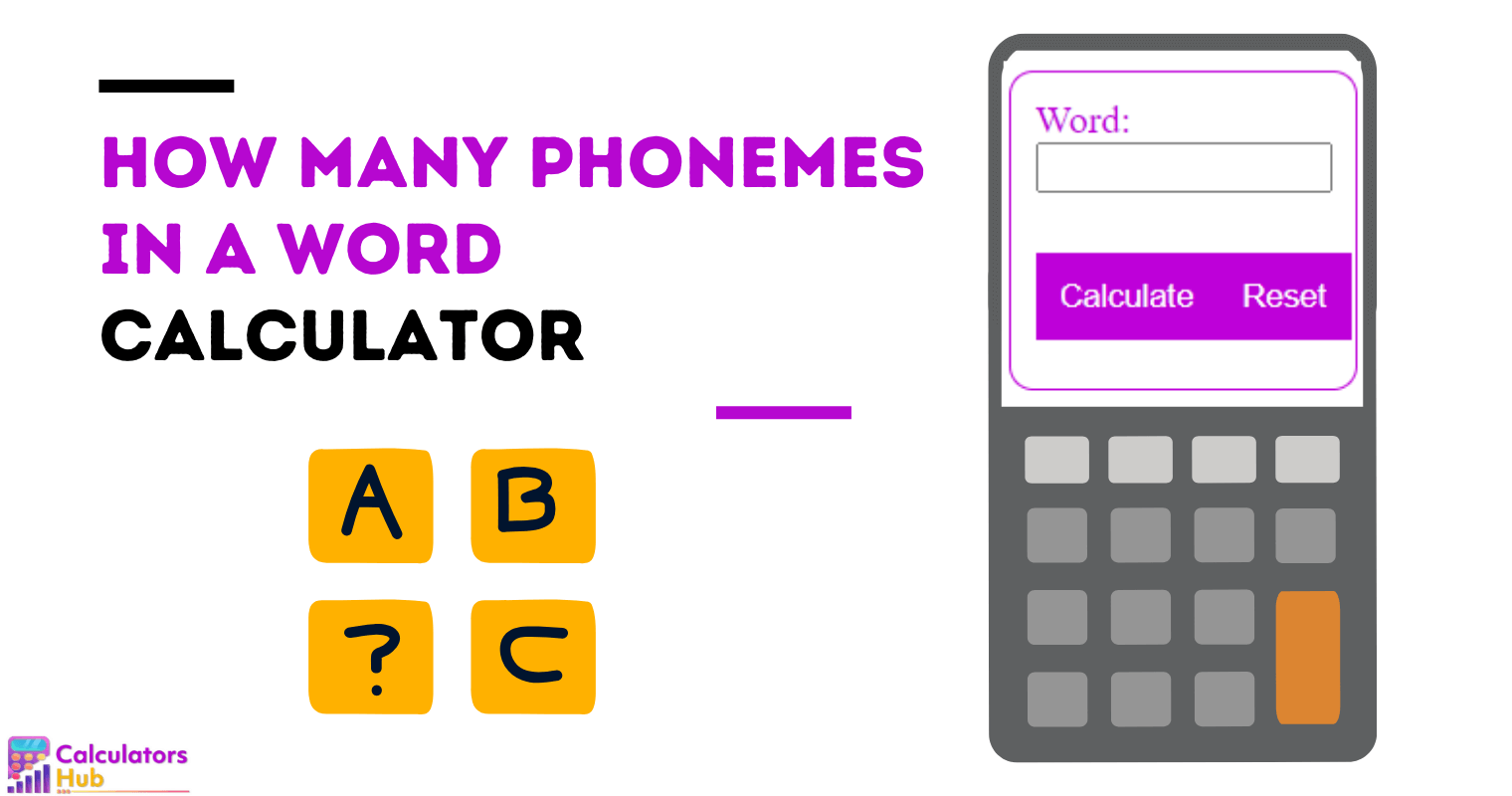 How Many Phonemes in a Word Calculator