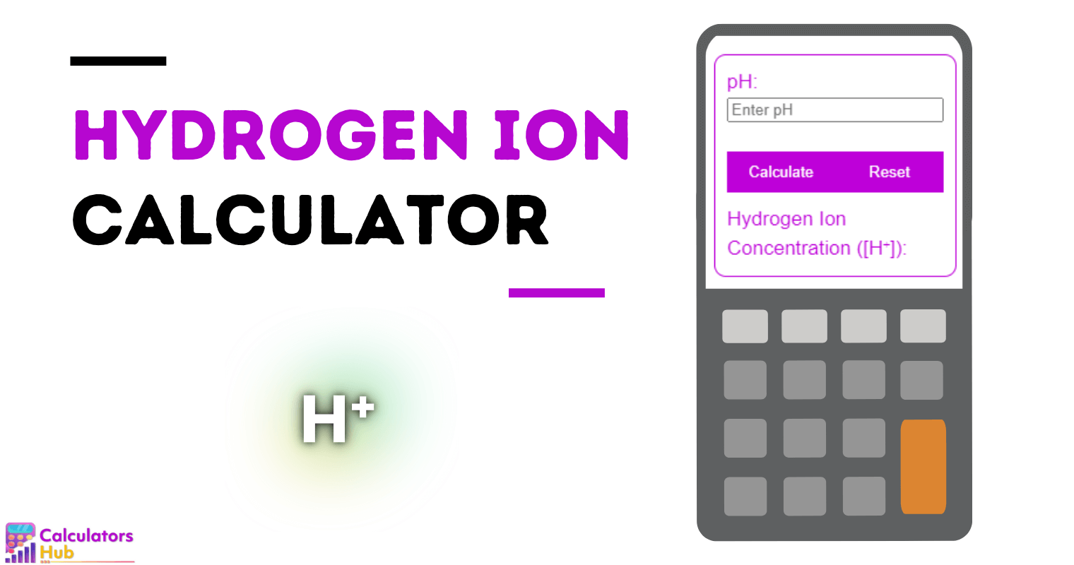 Hydrogen Ion Calculator