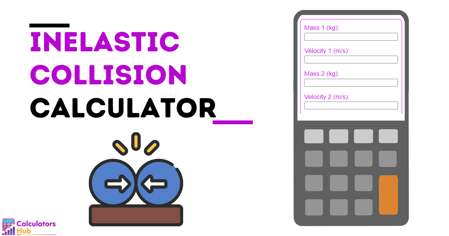 Inelastic Collision Calculator