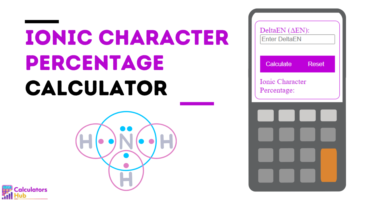 Ionic Character Percentage Calculator