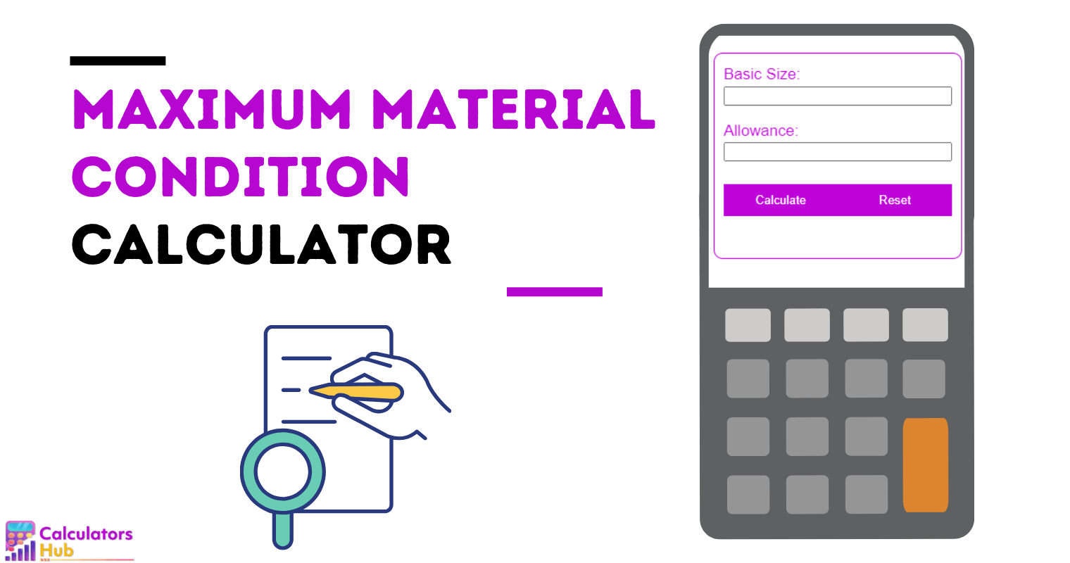 Maximum Material Condition Calculator