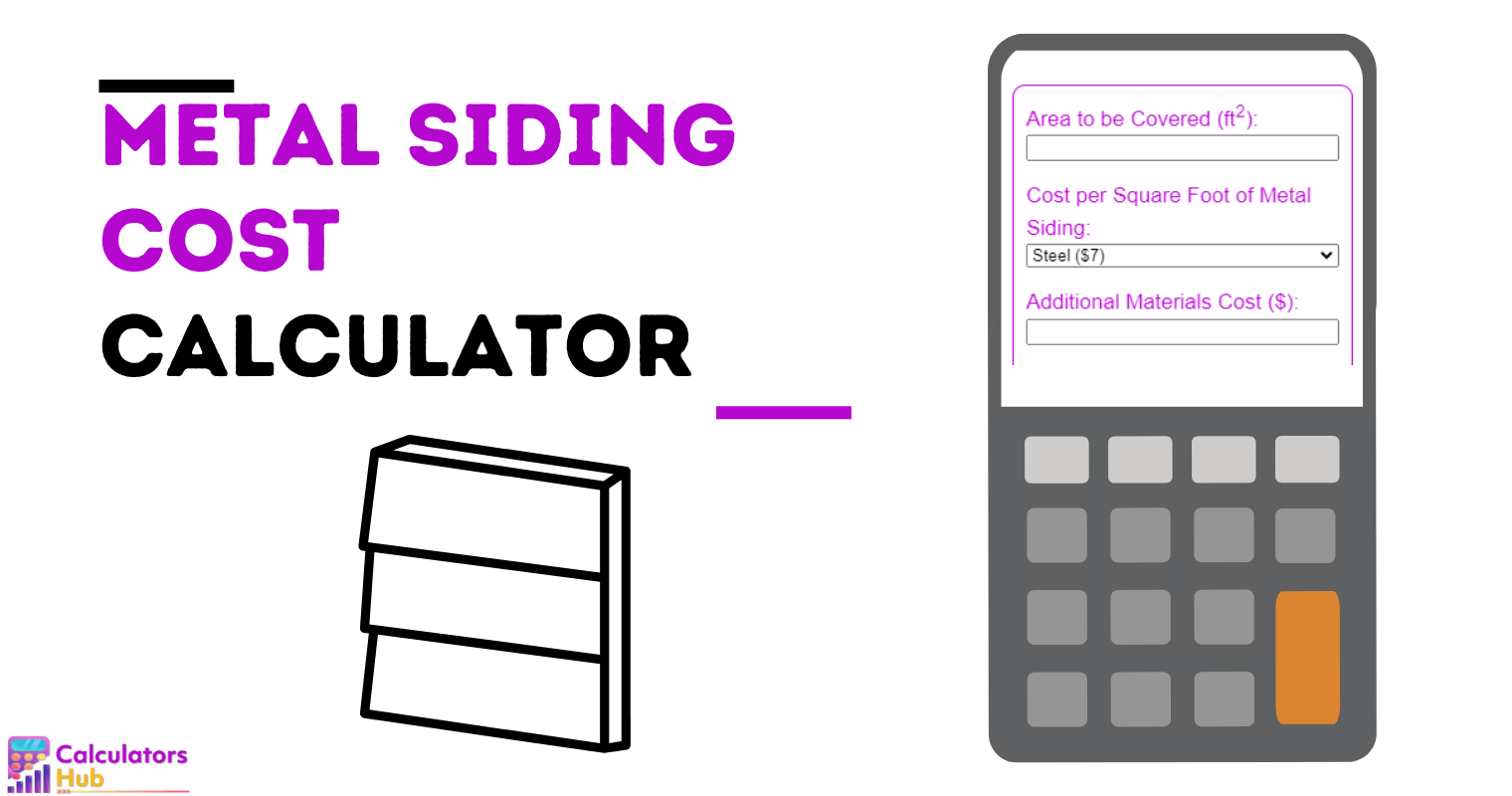 Metal Siding Cost Calculator