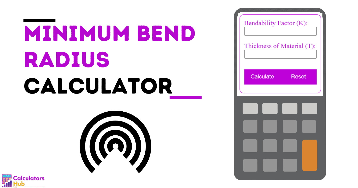 Minimum Bend Radius Calculator