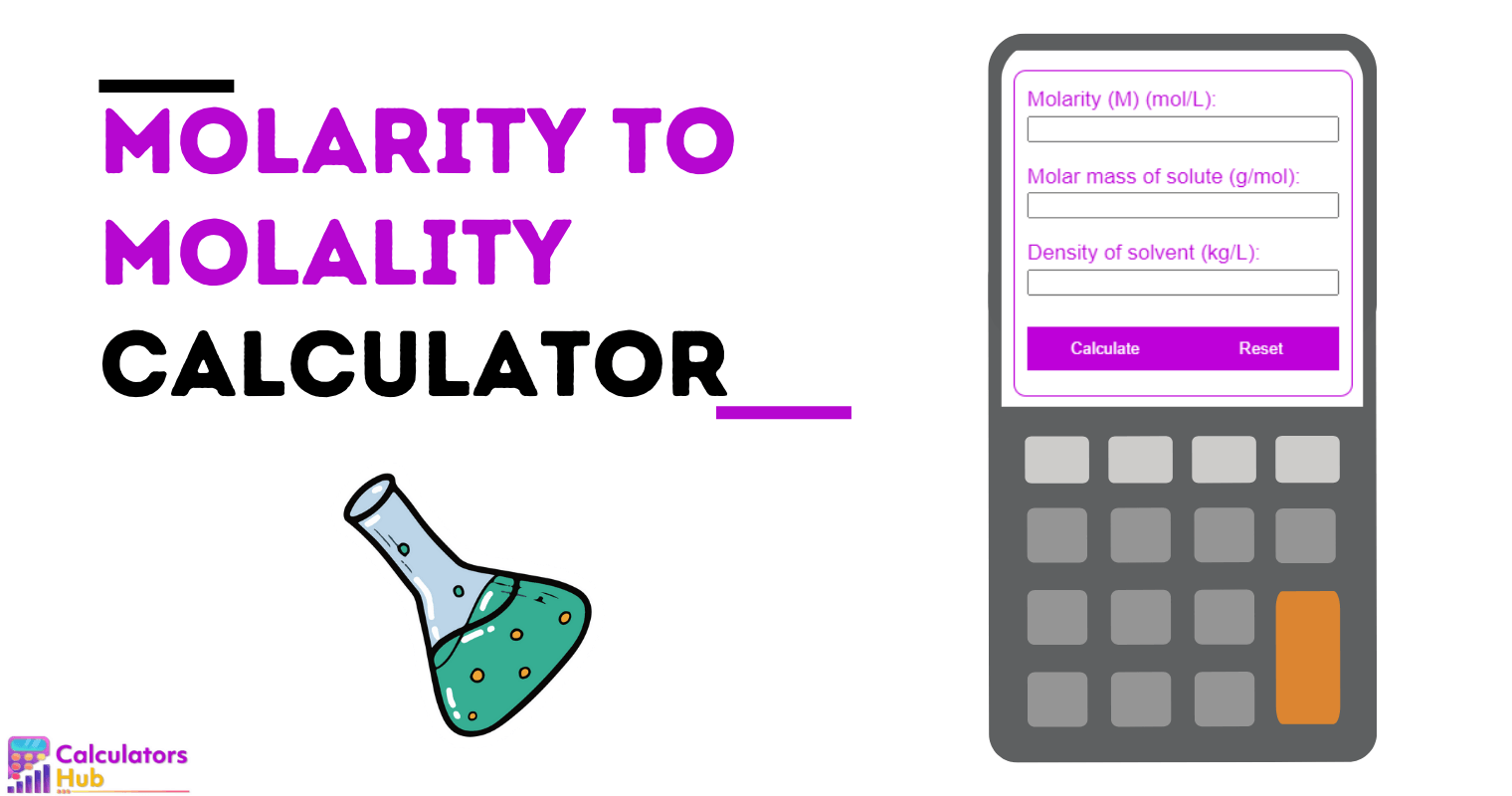 Molarity to Molality Calculator