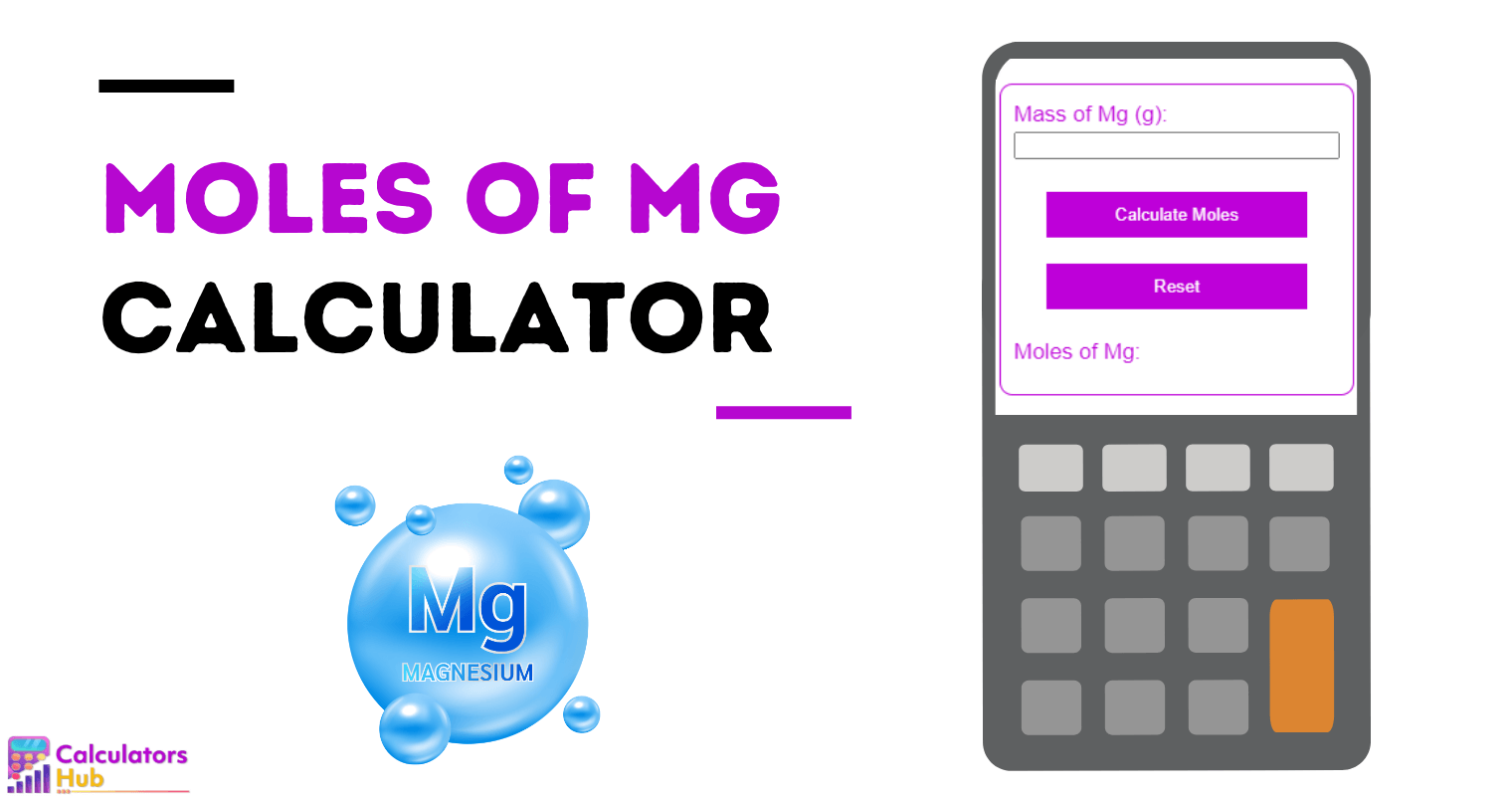 Moles of Mg Calculator