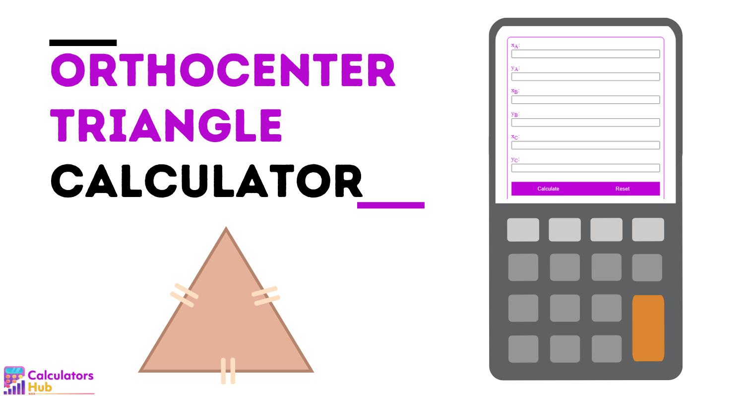 Orthocenter Triangle Calculator