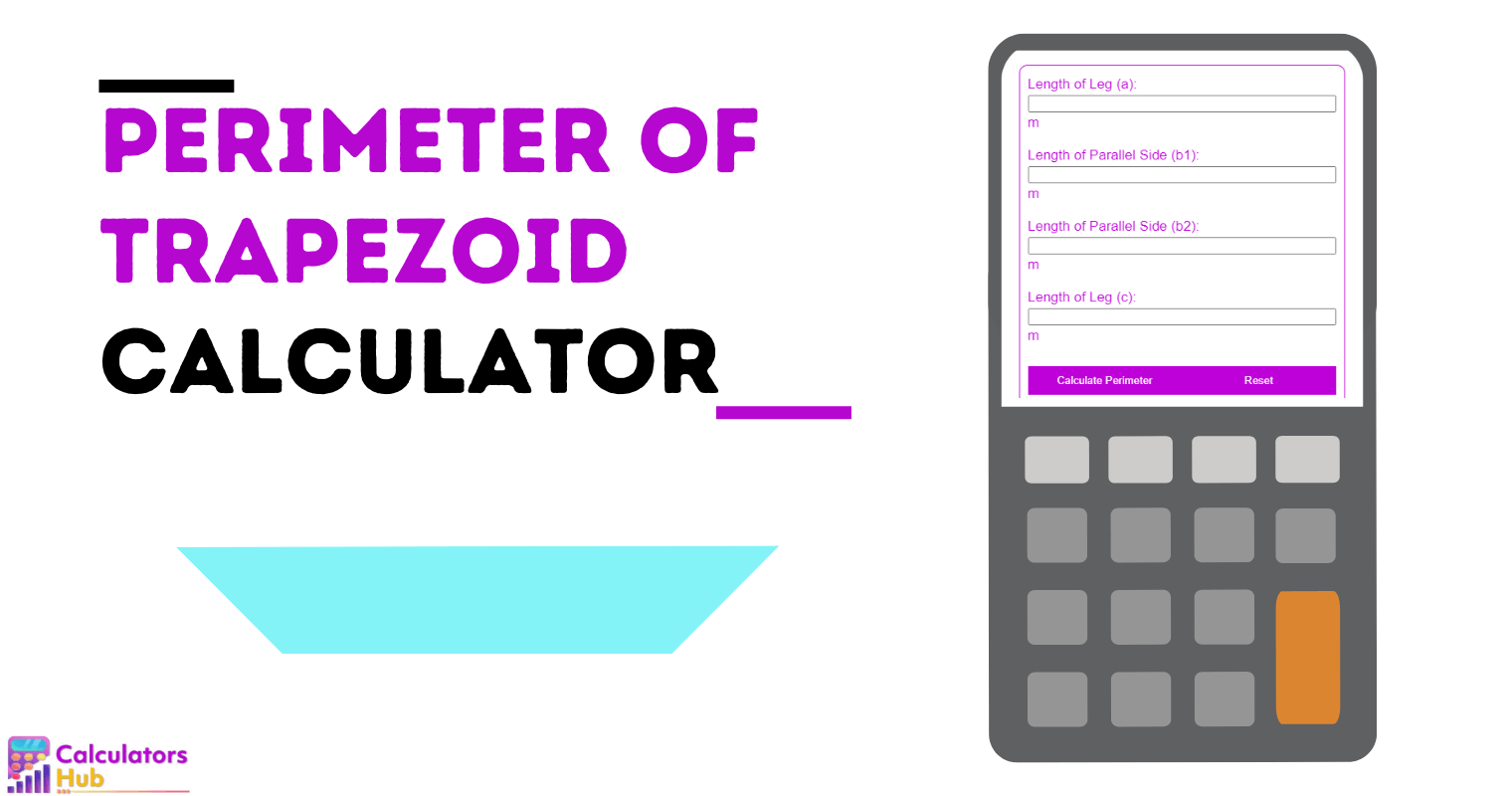 Perimeter of Trapezoid Calculator Online