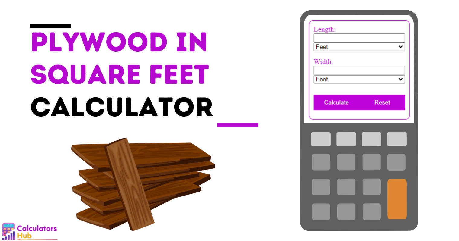 Plywood in Square Feet Calculator