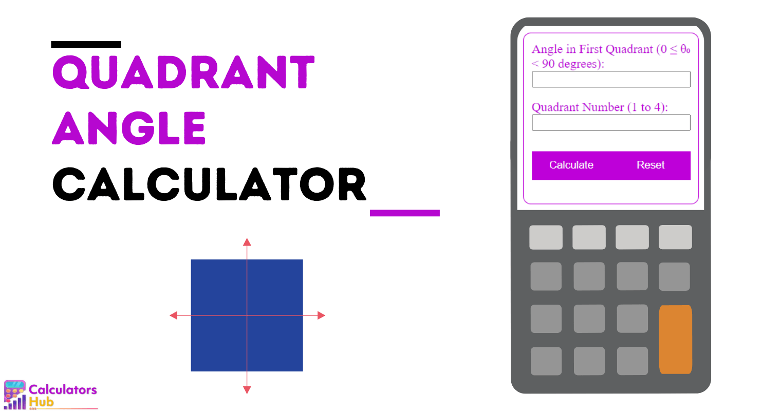 Quadrant Angle Calculator Online