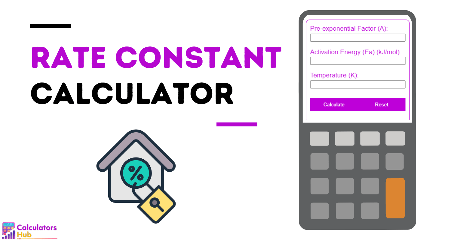 Calculateur De Constante De Taux En Ligne