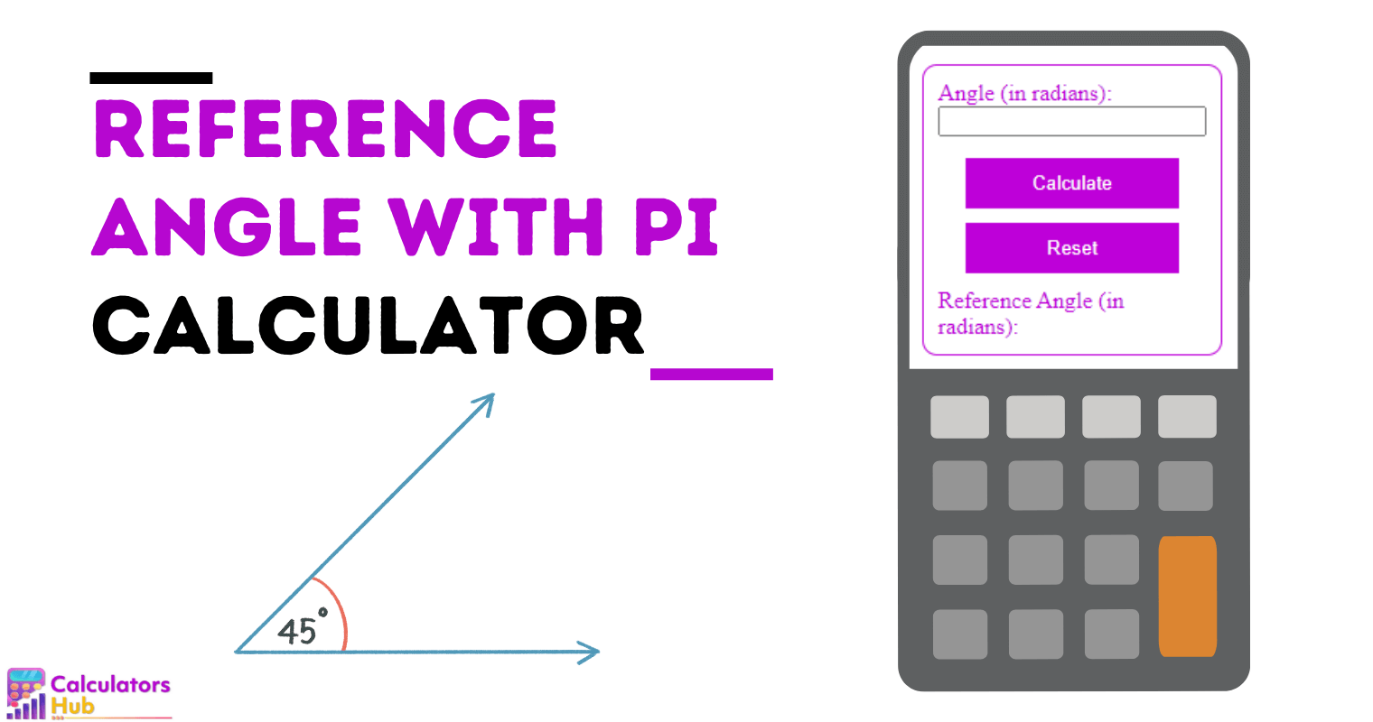 Reference Angle Calculator with pi