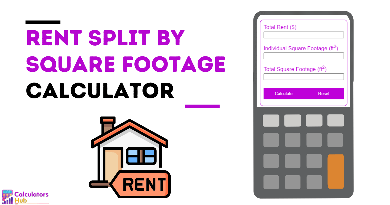 Rent Split Calculator by Square Footage