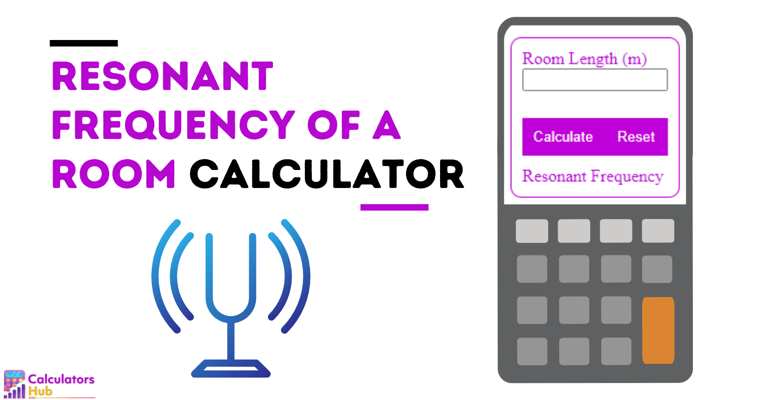 Resonant Frequency of a Room Calculator