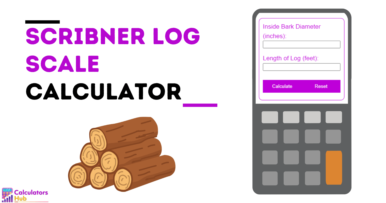 Scribner Log Scale Calculator