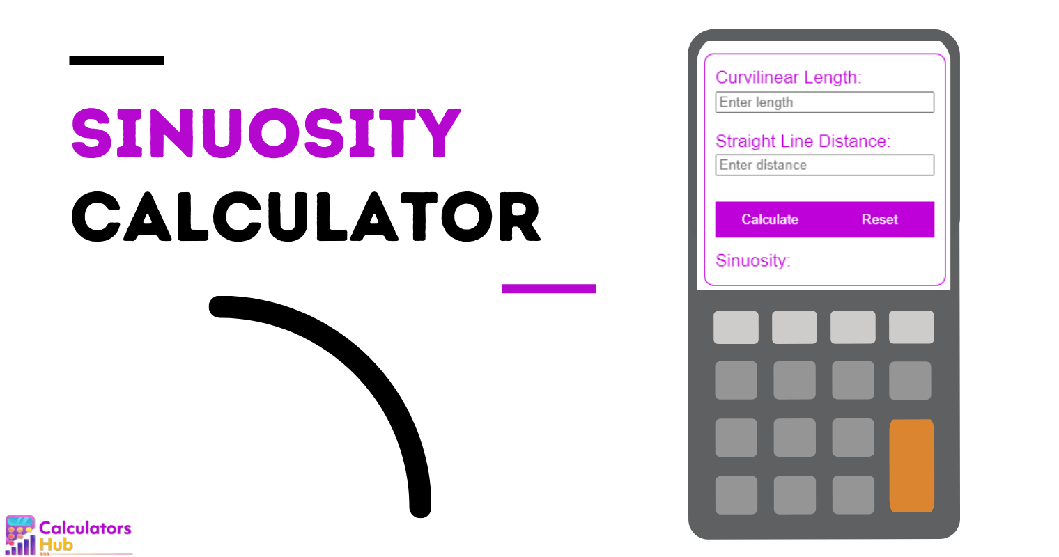 Sinuosity Calculator