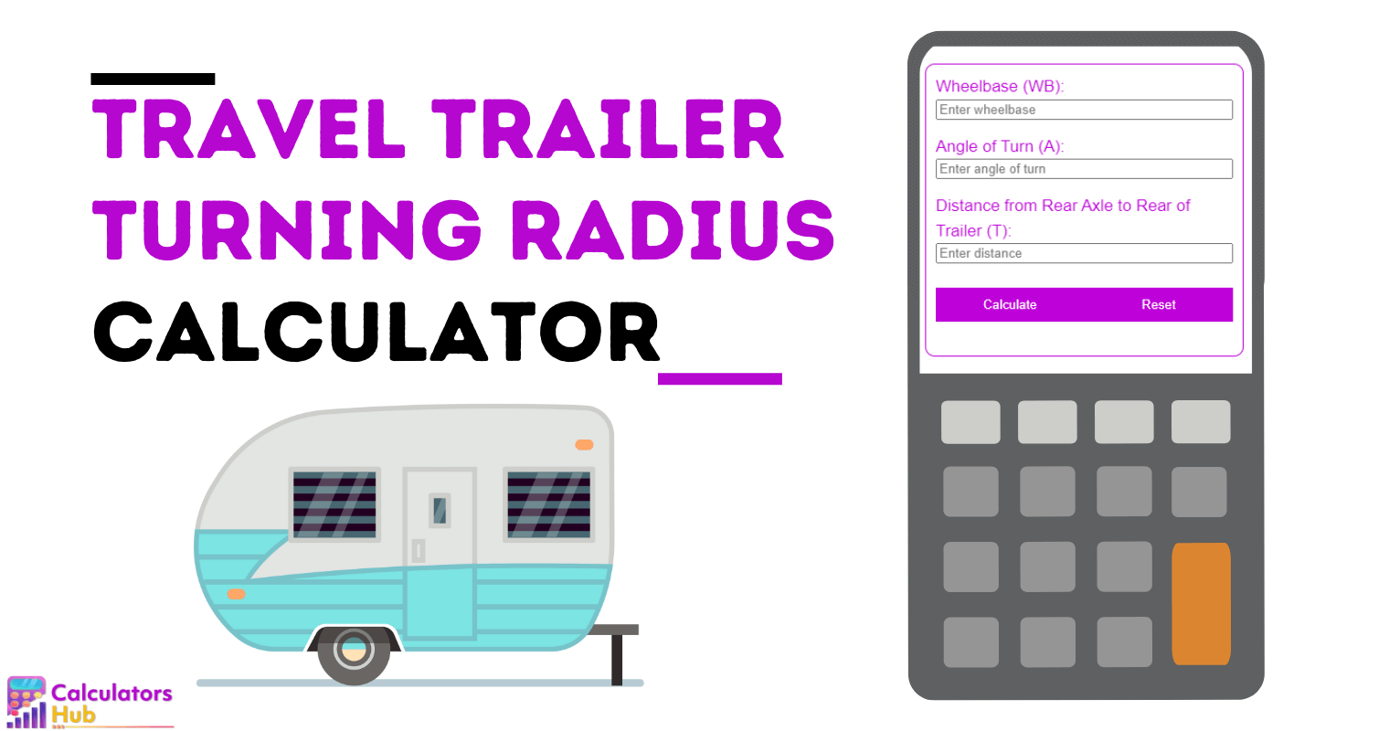 Travel Trailer Turning Radius Calculator